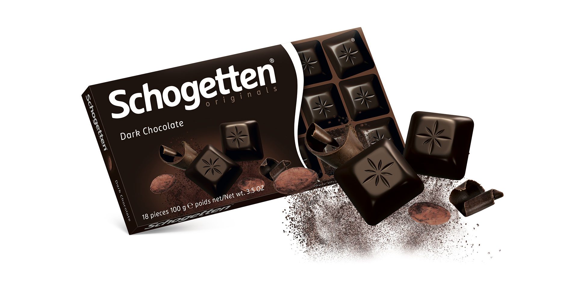 Шоколад Schogetten Dark Chocolate 100г